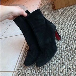 Christian Louboutin suede ankle boots